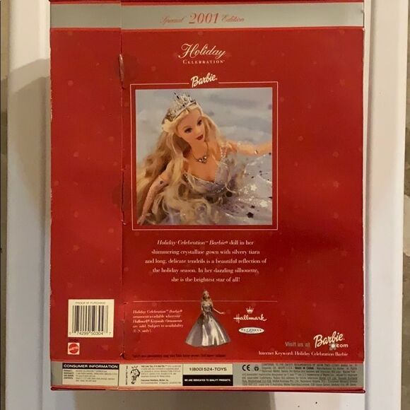2001 Holiday Collectors Barbie - Picture 4 of 5